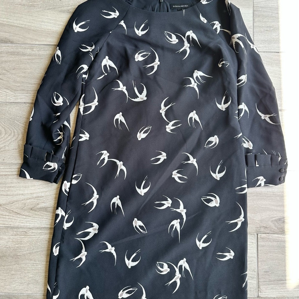 Banana Republic Bird Print Dress